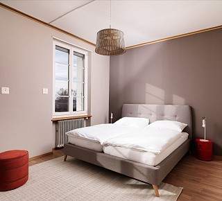 Hotel Bad Murtensee Air BnB Kueche