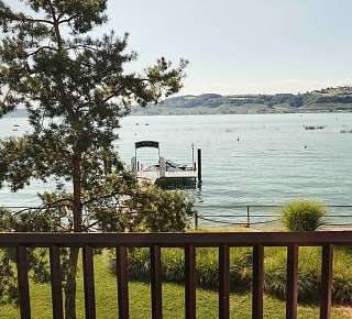 Hotel Bad Murtensee chambre vue sur le lac